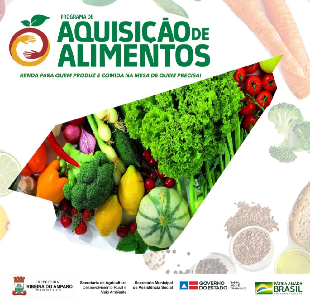 PROGRAMA DE AQUISIÇÃO DE ALIMENTOS - PAA EM RIBEIRA DO AMPARO