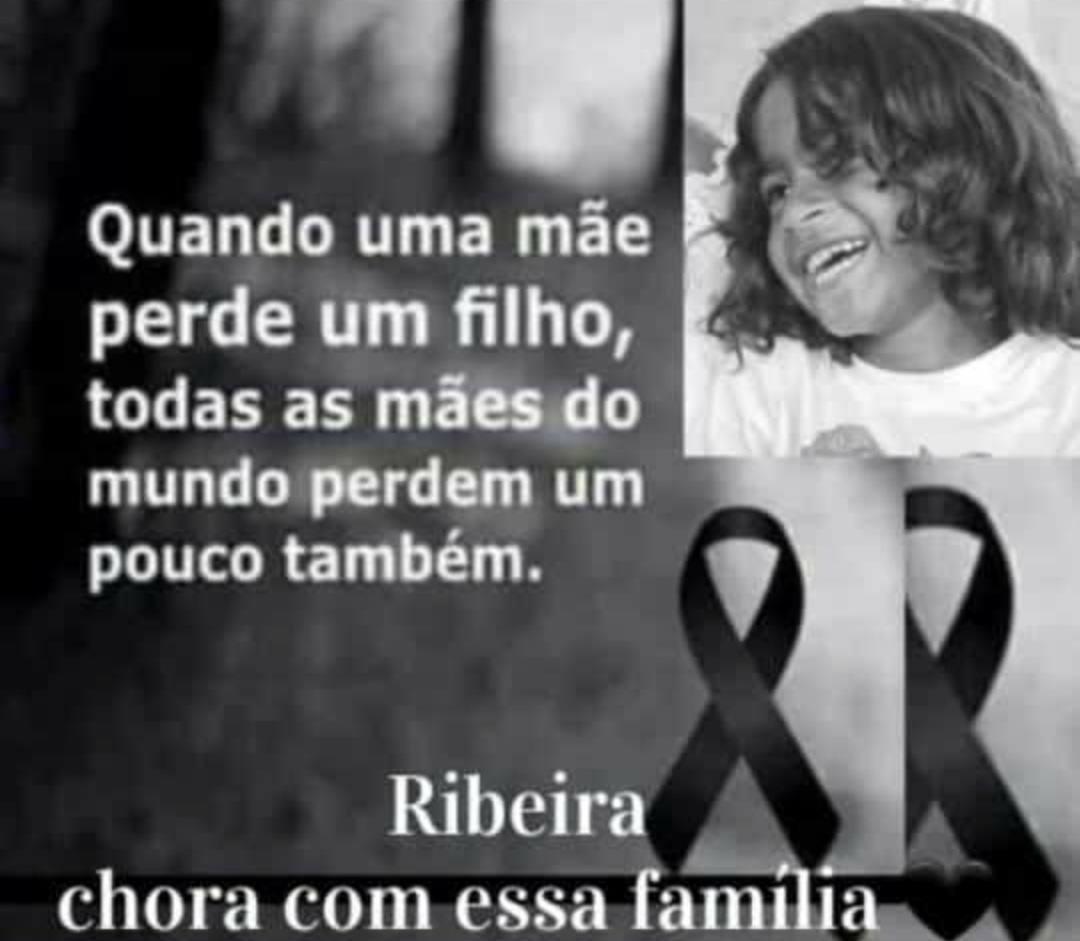 RIBEIRA DO AMPARO DE LUTO PELA PERDA DE VICTOR GABRIEL 5 ANINHOS (DENGUINHO)